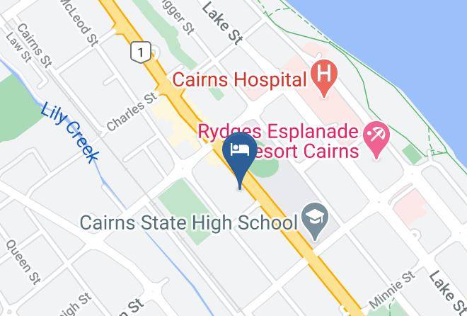 Cairns - Adobe Motel Maps