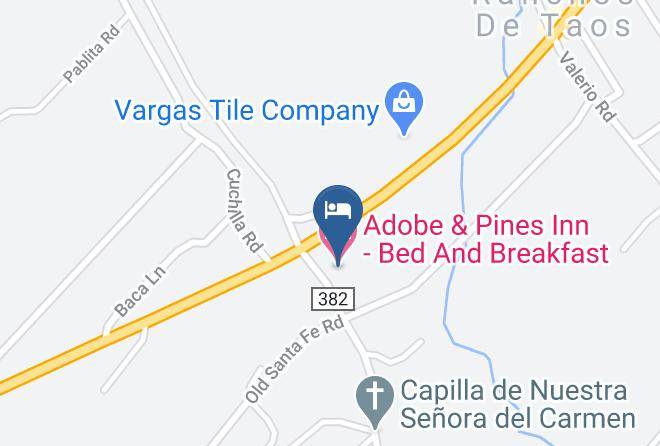 Taos - Adobe & Pines Inn Bed And Breakfast Maps