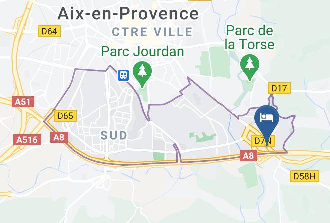 Bouches Du Rhone - Adonis Arc Hotel Aix Maps