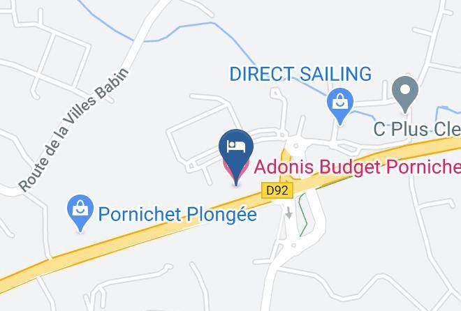 Loire Atlantique - Adonis Budget Pornichet Maps