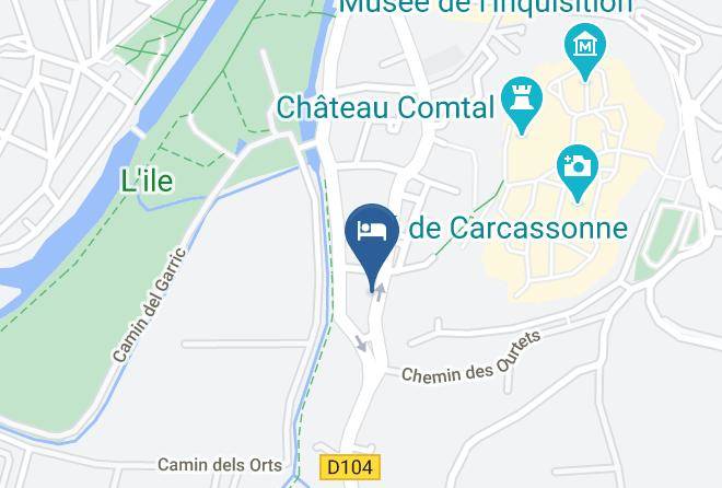 Aude - Adonis Carcassonne Residence La Barbacane Maps
