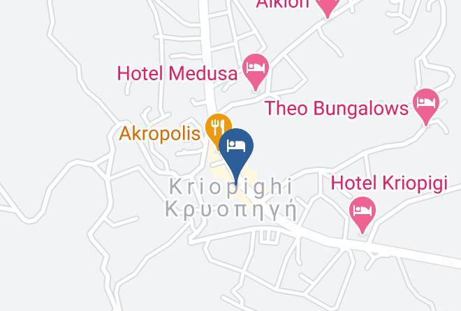 Khalkidhiki - Adonis Hotel 2 Maps
