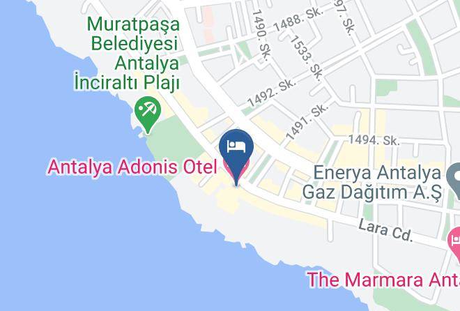 Antalya Adonis Otel Map - Antalya - Muratpasa
