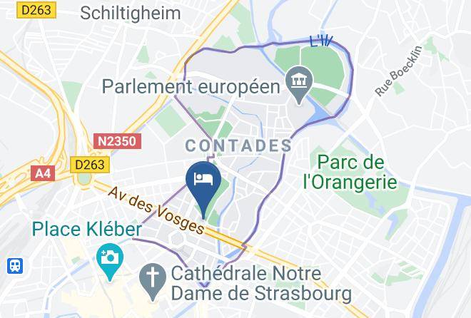 Bas Rhin - Adonis Hotel Strasbourg Maps