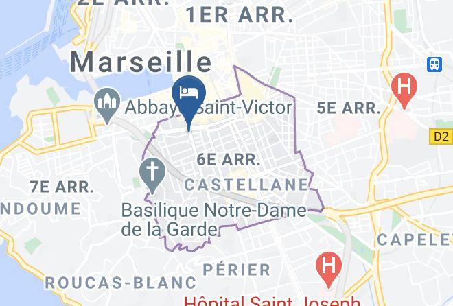 Bouches Du Rhone - Adonis Marseille Vieux Port Maps