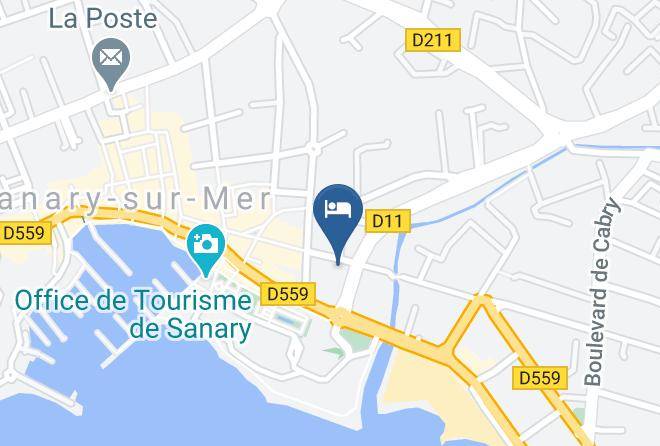 Adonis Sanary Grand Hotel Des Bains Map