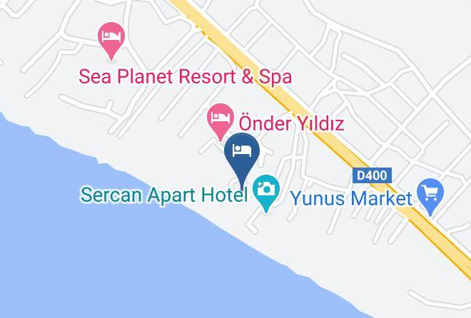 Manavgat - Adora Calma Beach Hotel Maps