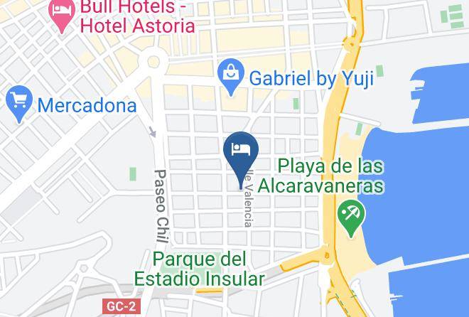 Las Palmas - Adorable Urban Suites Maps