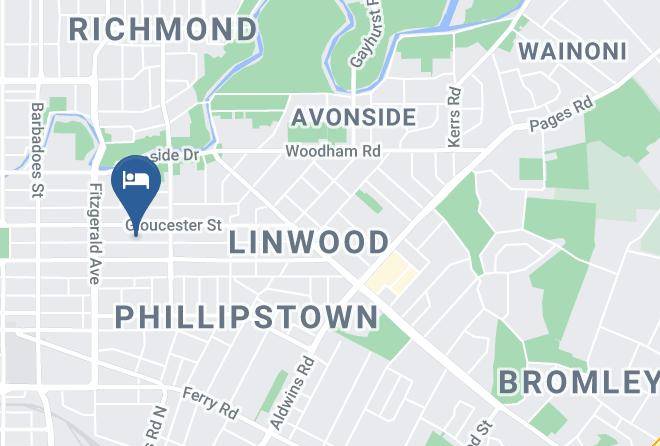 Christchurch - Adorian Motel Maps