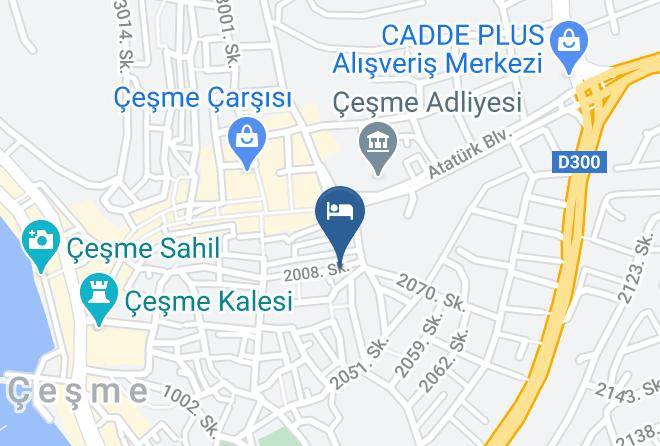 Cesme - Ados Hotel Maps