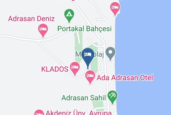 Antalya - Arkadas Otel Maps