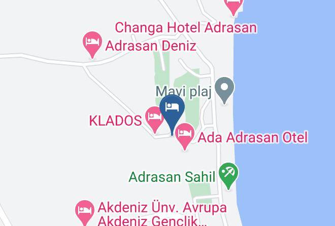 Kumluca - Adrasan Bay Hotel Maps