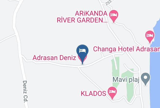 Kumluca - Adrasan Deniz Hotel Maps