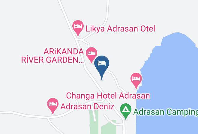 Antalya - Adrasan River Hotel Maps