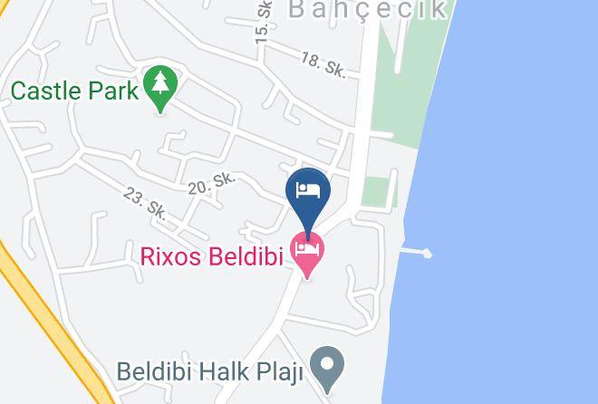 Adress Beach Hotel Map