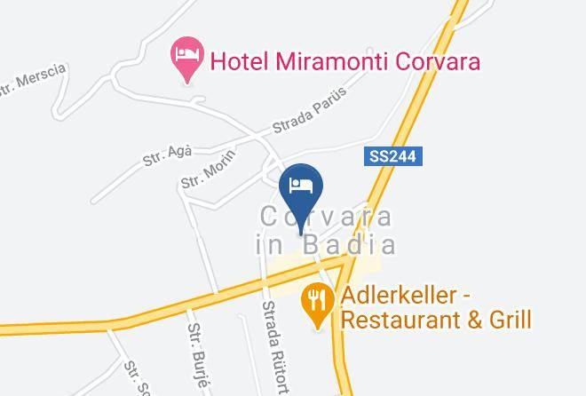 Bolzano - Adria Garni B&b Residence Corvara Maps