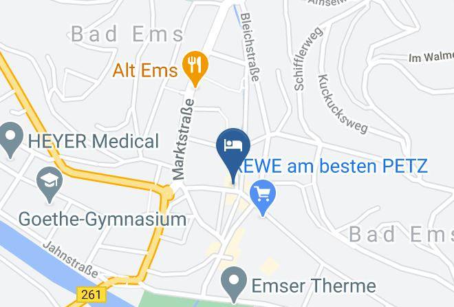 Rhein Lahn Kreis - Hotel Restaurant Adria Maps