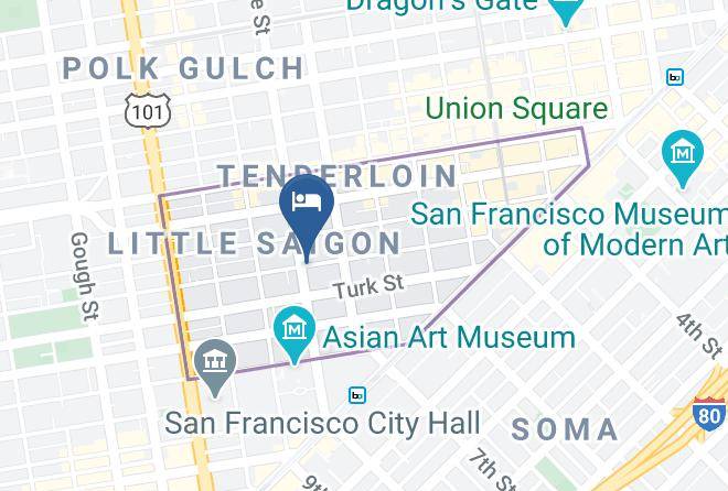 San Francisco - Adrian Hotel Maps
