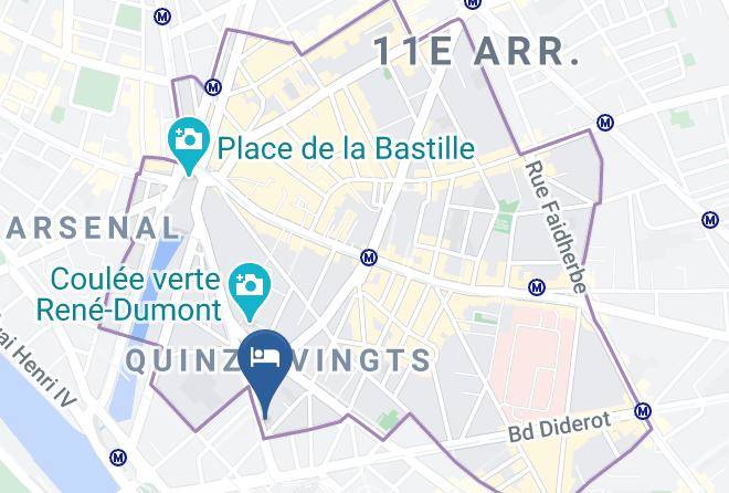 Paris - Hotel Locomo Paris Gare De Lyon Maps