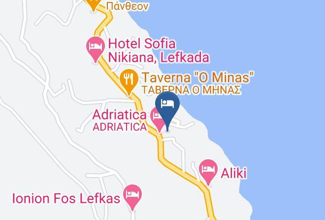 Levkas - Adriatica Hotel Maps