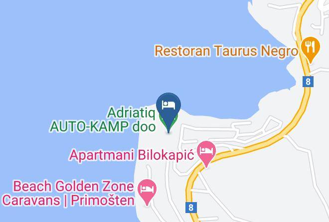Primosten - Adriatiq Auto Kamp D O O Maps