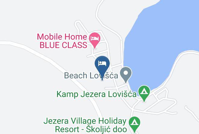 Tijesno - Adrijela Mobile Home Maps