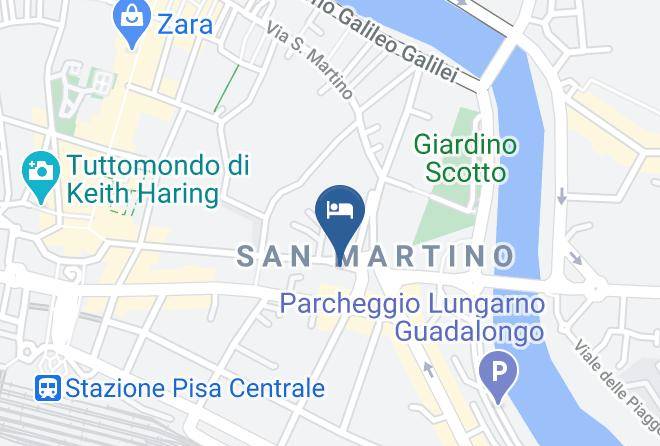 Pisa - Aduepassidaltreno Affittacamere Maps