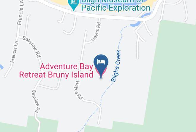 Kingborough - Adventure Bay Retreat Bruny Island Maps