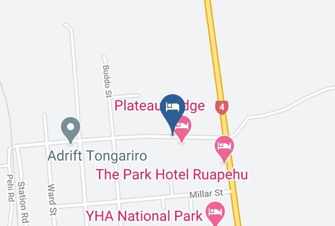 Ruapehu - Adventure Lodge & Motel Maps