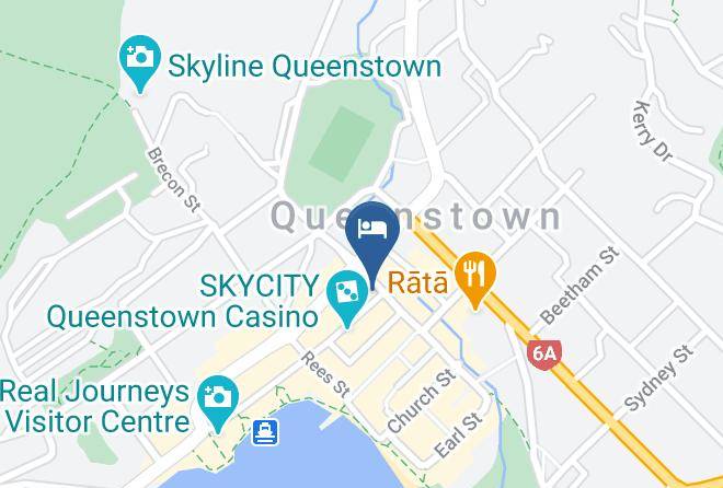 Queenstown Lakes - Adventure Queenstown Hostel Maps