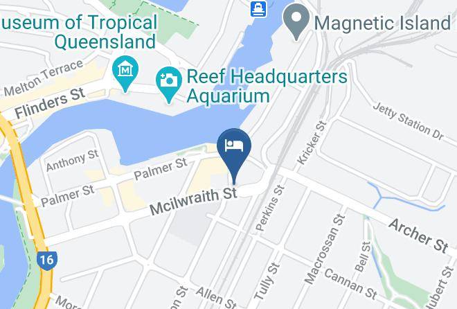 Townsville - Adventurers Backpackers Resort Maps