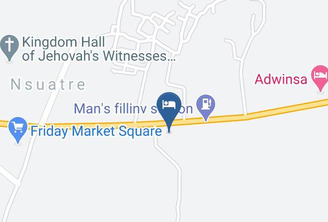 Sunyani - Adwinsa Hotel Nsoatre Maps