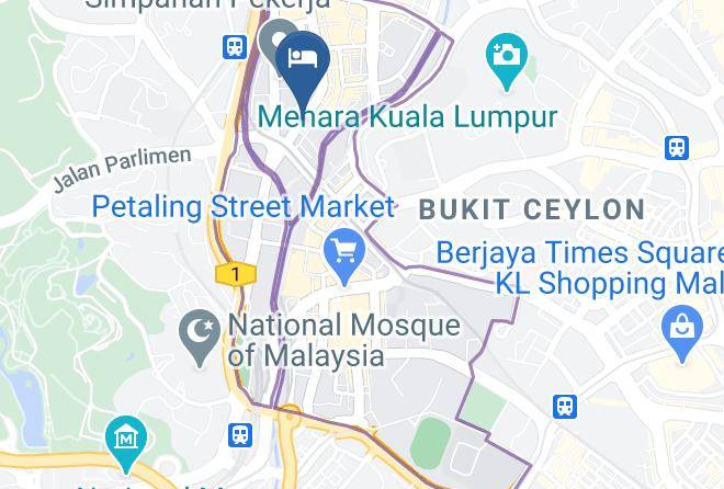 Kuala Lumpur - Adya Hotel Kuala Lumpur Maps