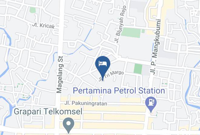 Kota Yogyakarta - Adya Nalendra Boutique Hotel Maps