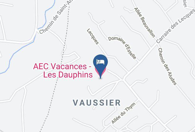 Var - Aec Vacances Les Dauphins Maps