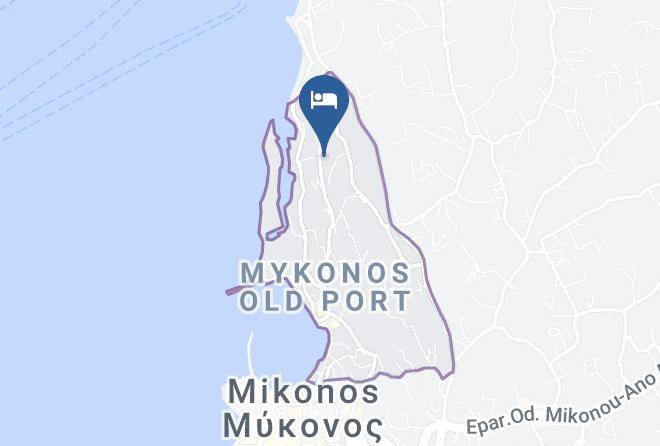 Mykonos - Aegean Hotel Mykonos Maps