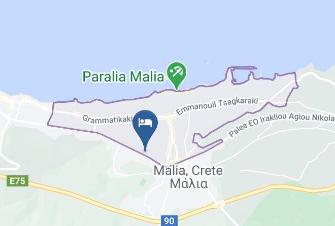 Iraklion - Aegean Sky Hotel & Suites Maps