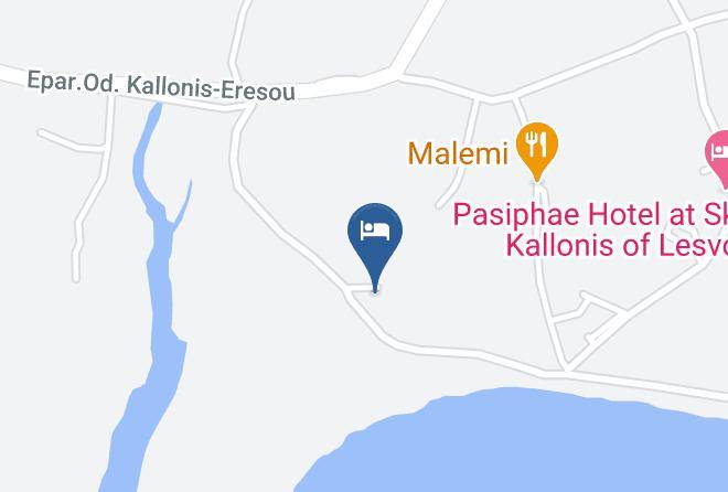 Lesvos - Aegeon Hotel Maps