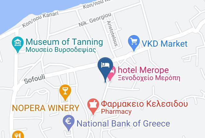 Samos - Hotel Aegeon Maps