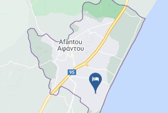 Aelia Resort Hotel In Afandou Beach Rhodes Map