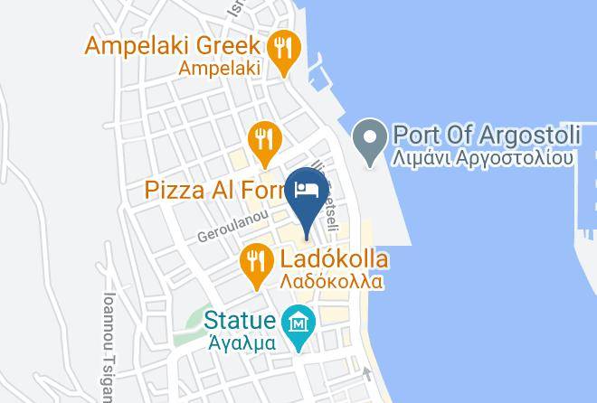 Kefallinia - Aenos Hotel Maps