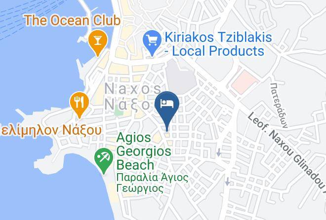 Naxos - Aeolis Hotel Holiday Beach Resort Maps