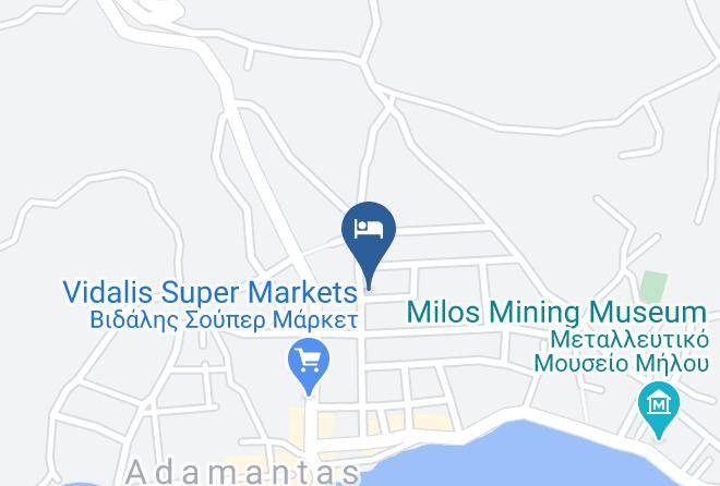Milos - Aeolis Hotel Milos Island Maps