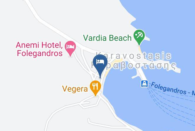 Thira - Aeolos Beach Hotel Maps