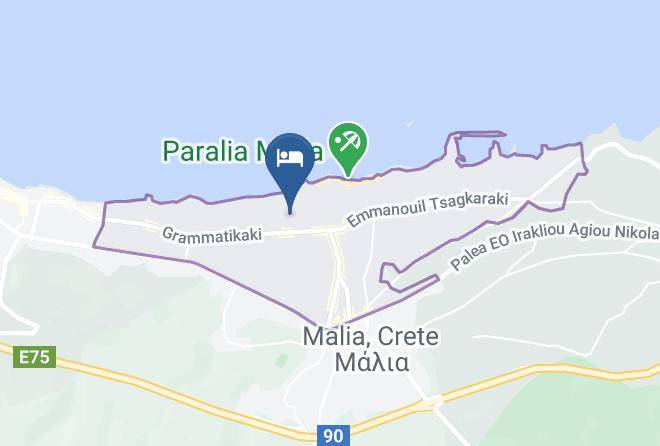Iraklion - Aeolos Beach Maps