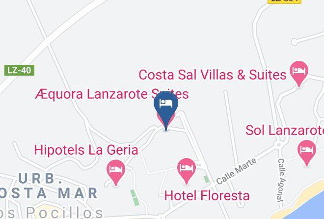 Las Palmas - Aequora Lanzarote Suites Maps