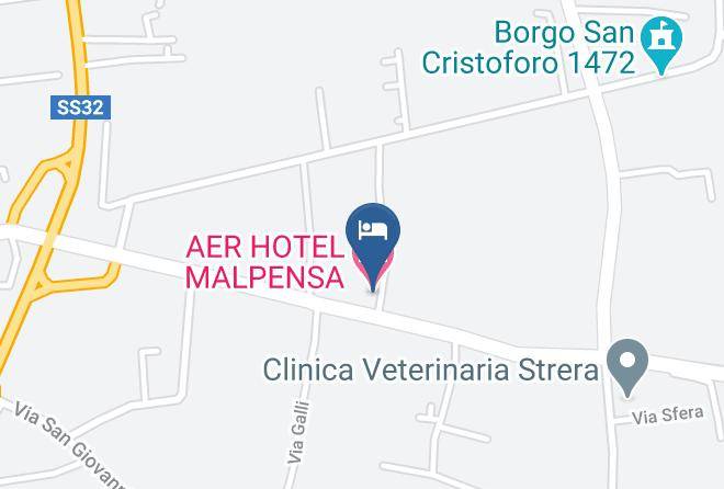 Novara - Aer Hotel Malpensa Maps