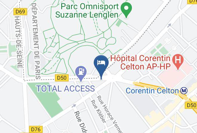 Hauts De Seine - Aero Club Hotel Maps