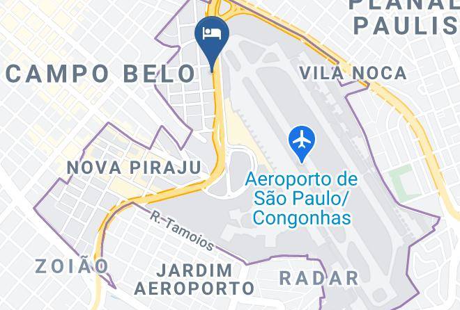 Sao Paulo Campo Belo - Aero Plaza Hotel Maps