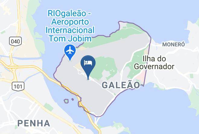 Rio De Janeiro Galeao - Aerotel Rio De Janeiro Maps
